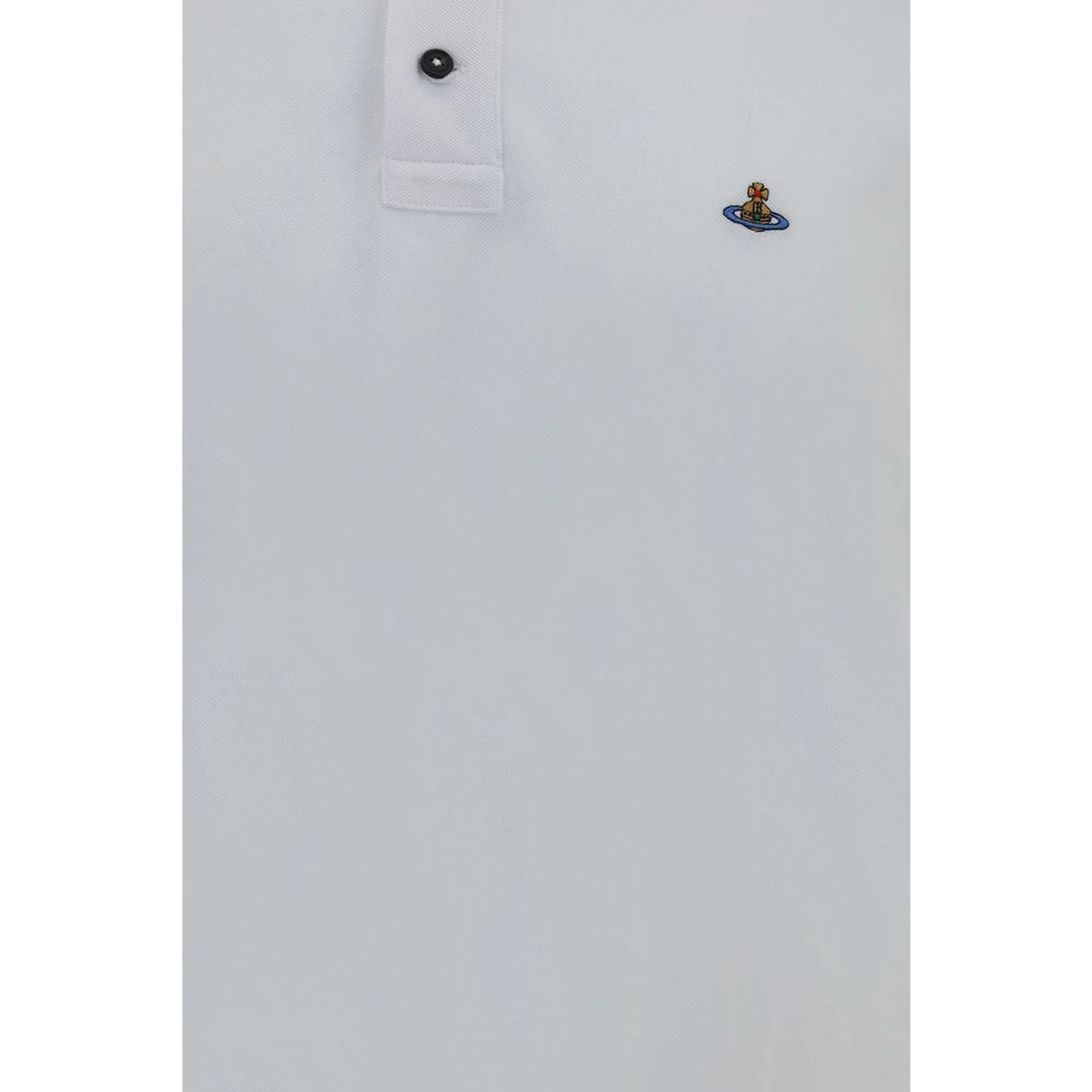 White Cotton Polo Shirt