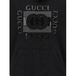 Black Cotton Sweatshirt