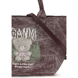 Bordeaux Cotton Shoulder Bag