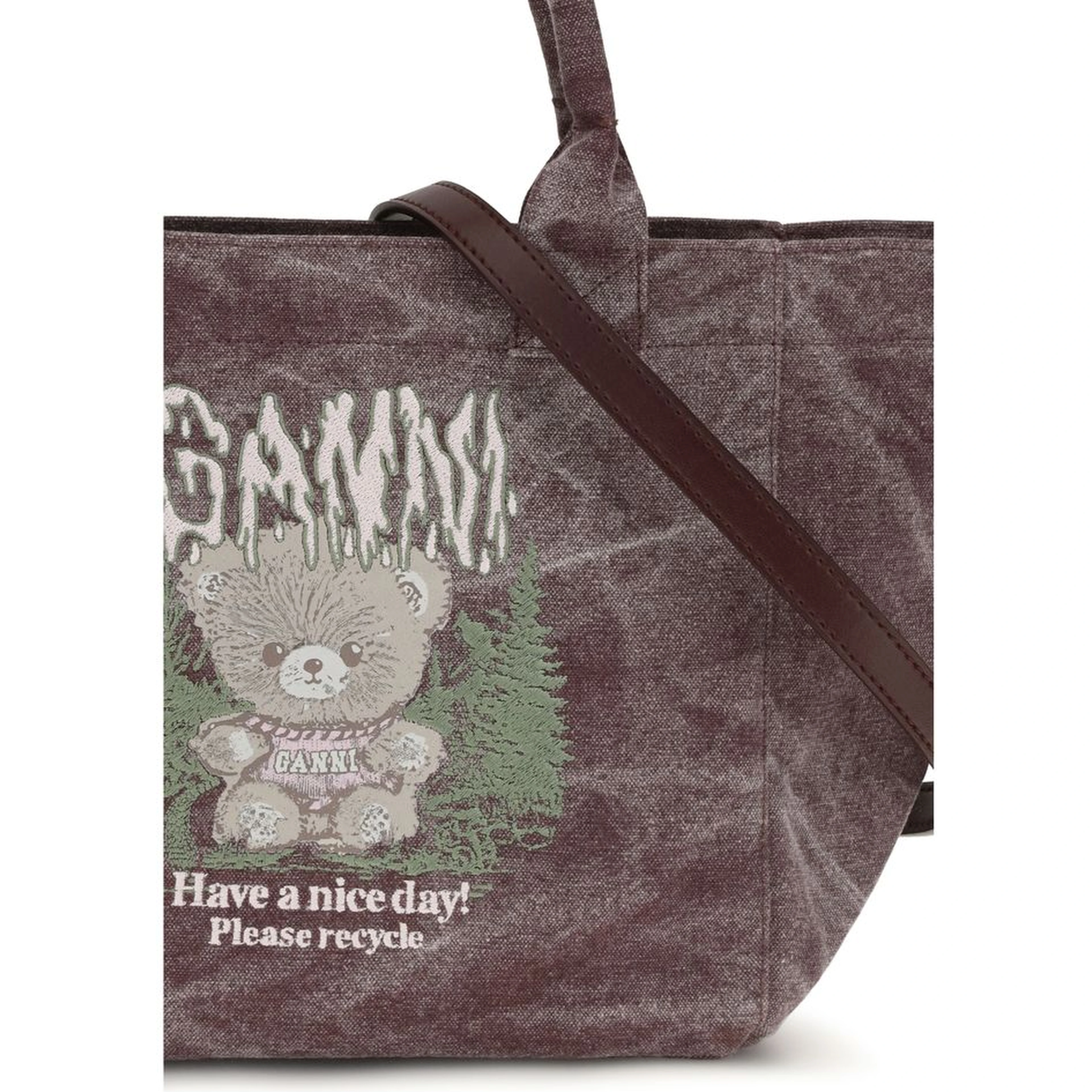 Bordeaux Cotton Shoulder Bag