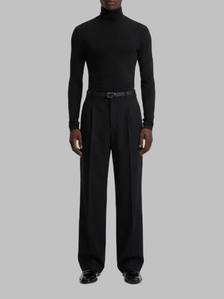 Stretch jersey turtleneck top alternative