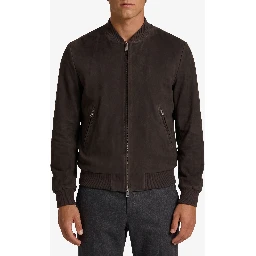 Didier suede bomber jacket