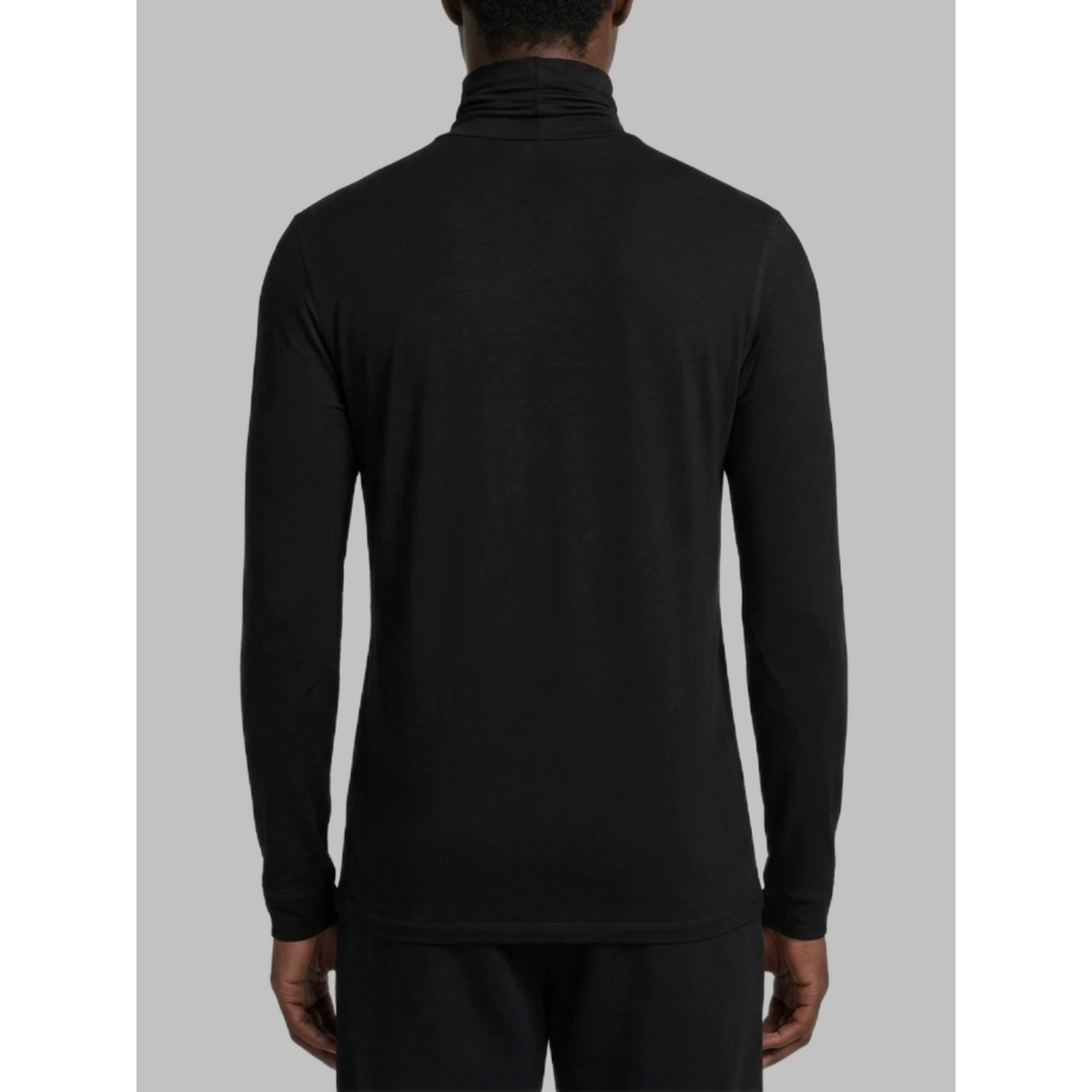 Stretch jersey turtleneck top