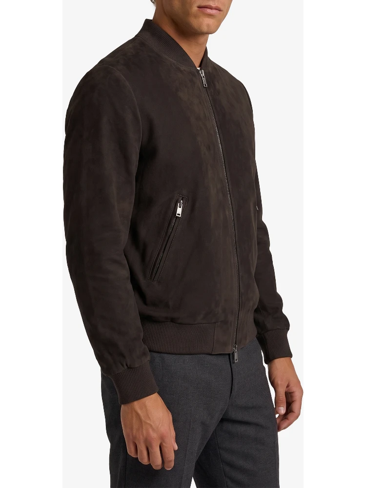 Didier suede bomber jacket alternative