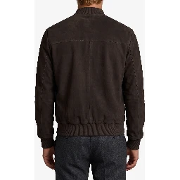 Didier suede bomber jacket