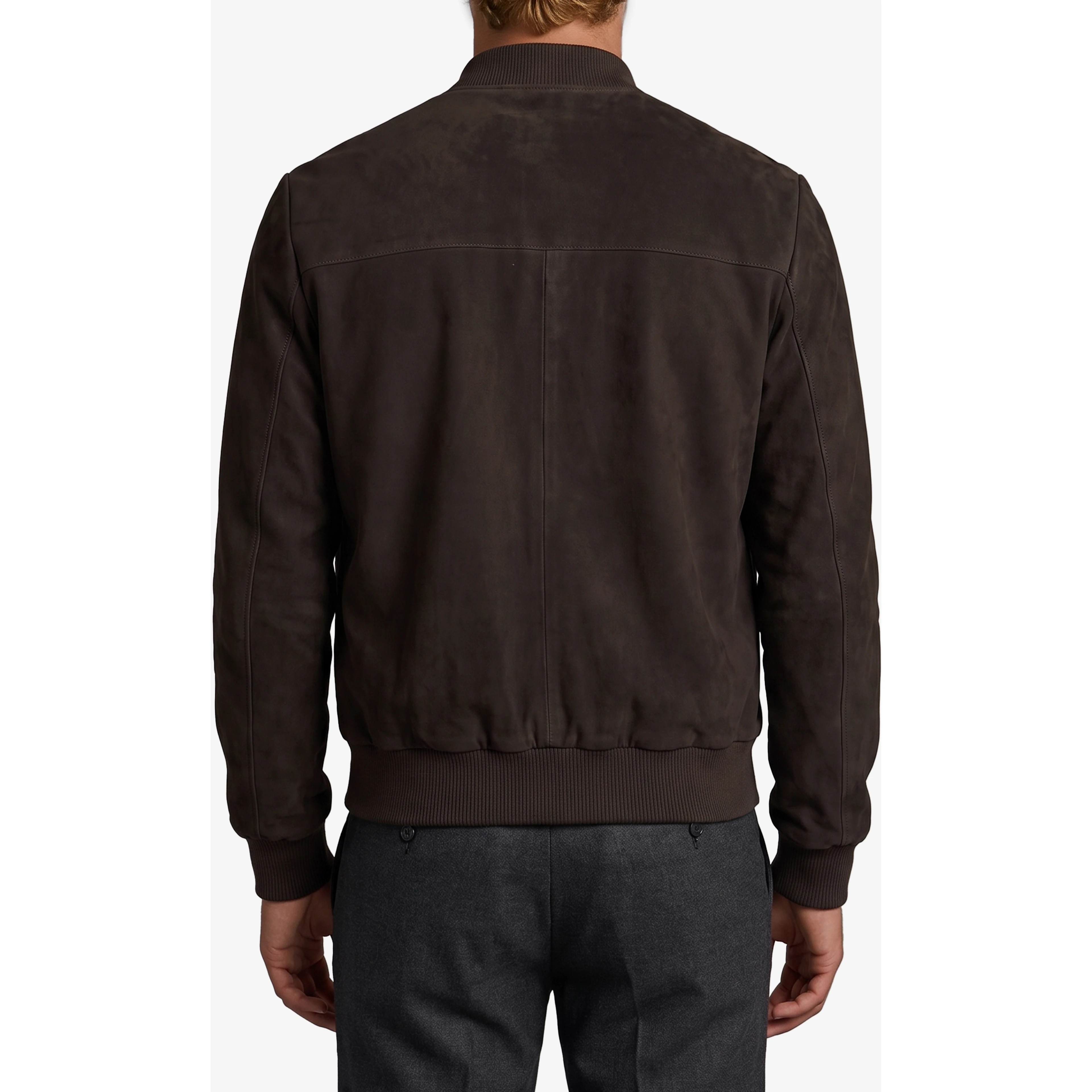 Didier suede bomber jacket