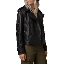 Mayfair short trench coat
