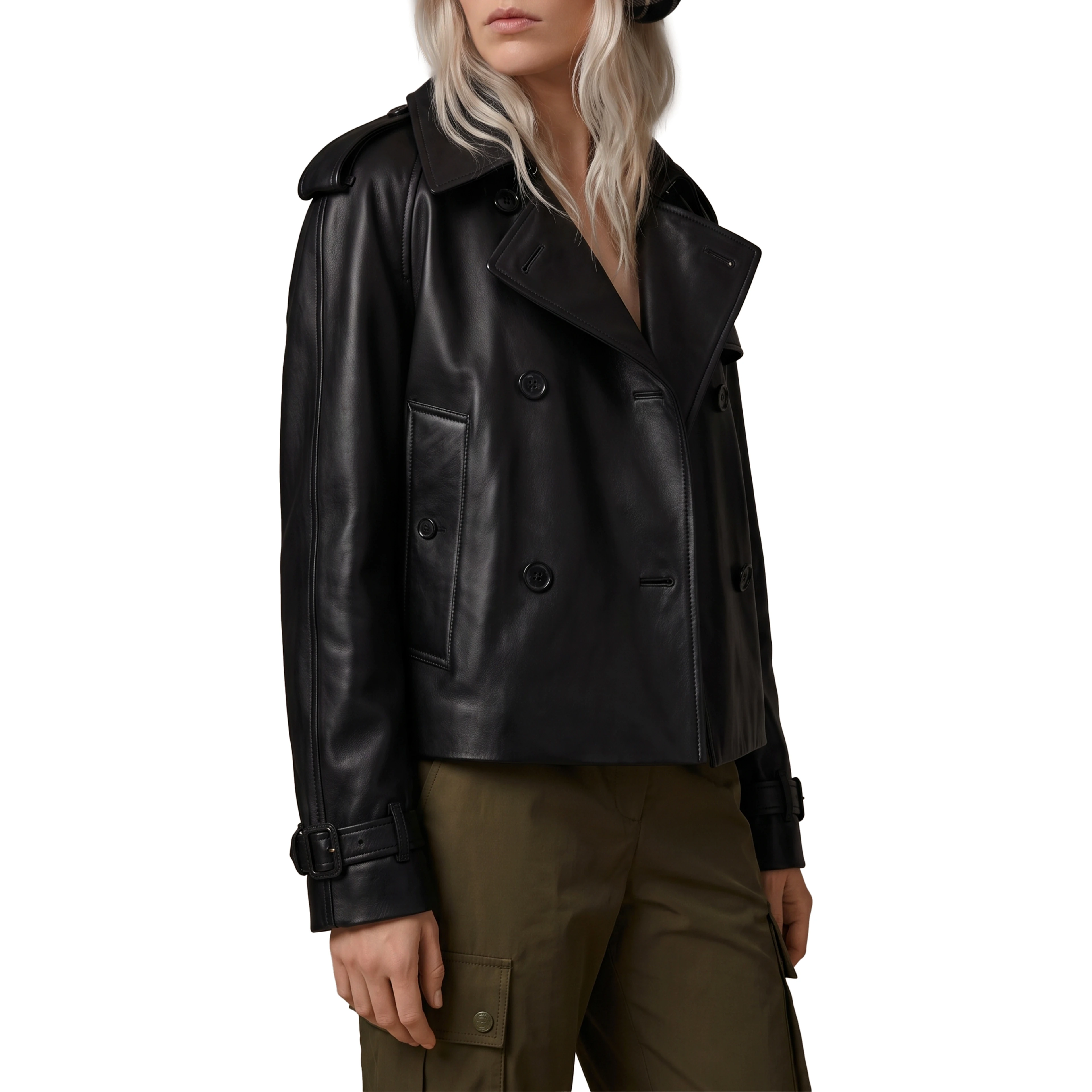 Mayfair short trench coat