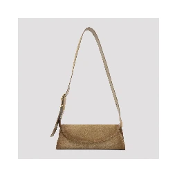 Jil Sander Suede Cannolo Bag