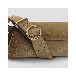 Jil Sander Suede Cannolo Bag