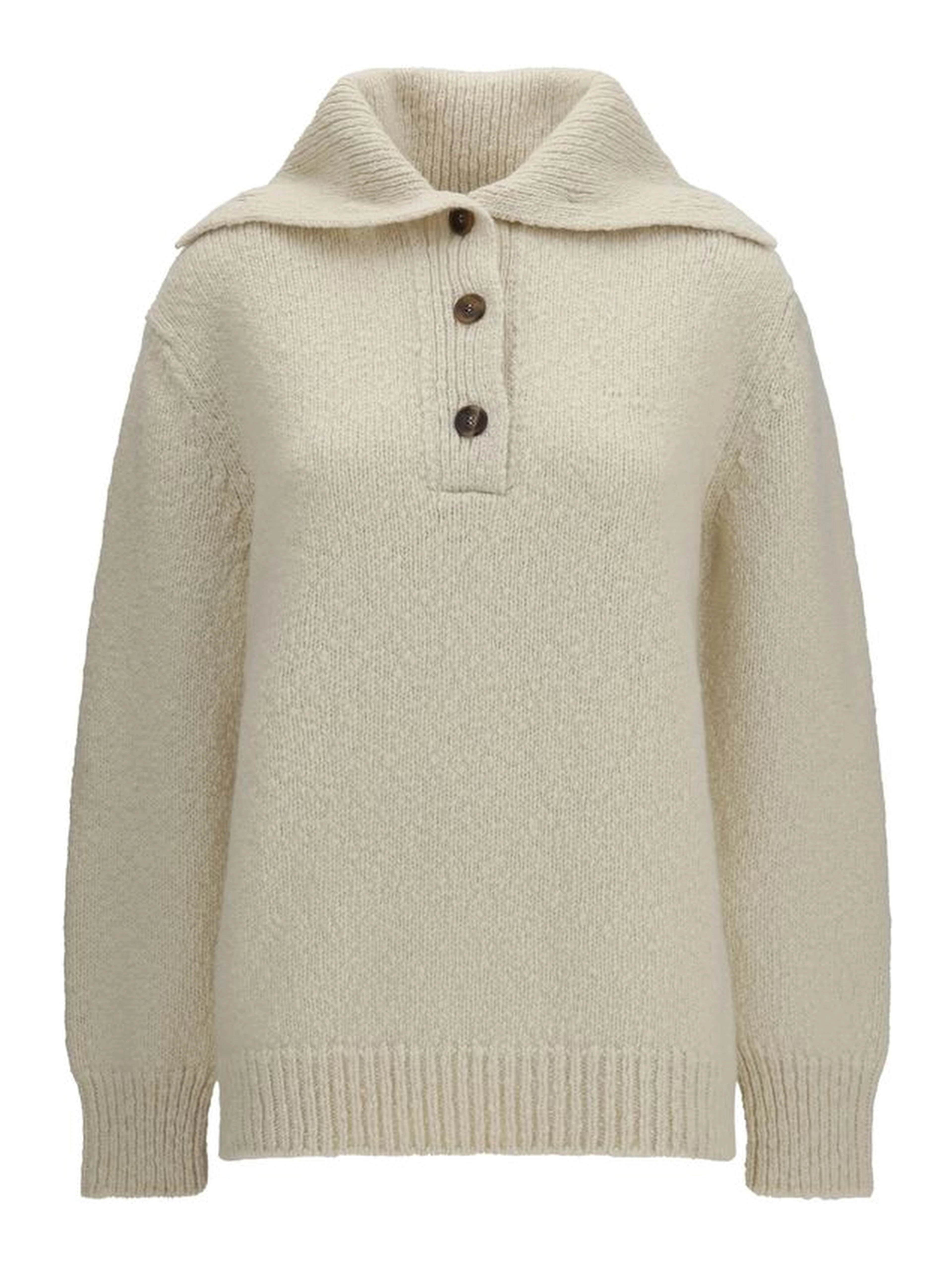Beige Cashmere Sweatshirt
