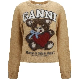 Beige Polyamide Sweatshirt