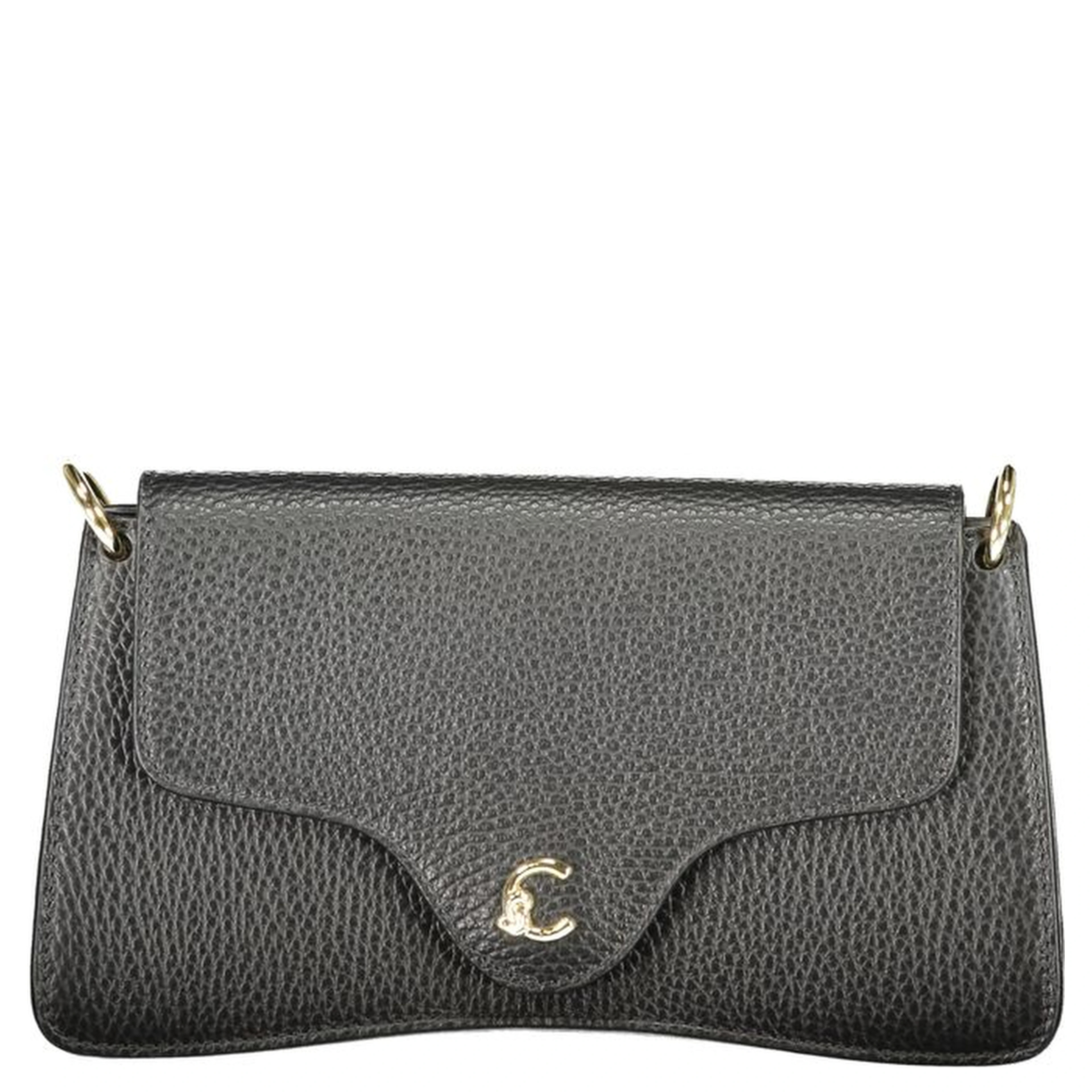 Black Leather Women Handbag