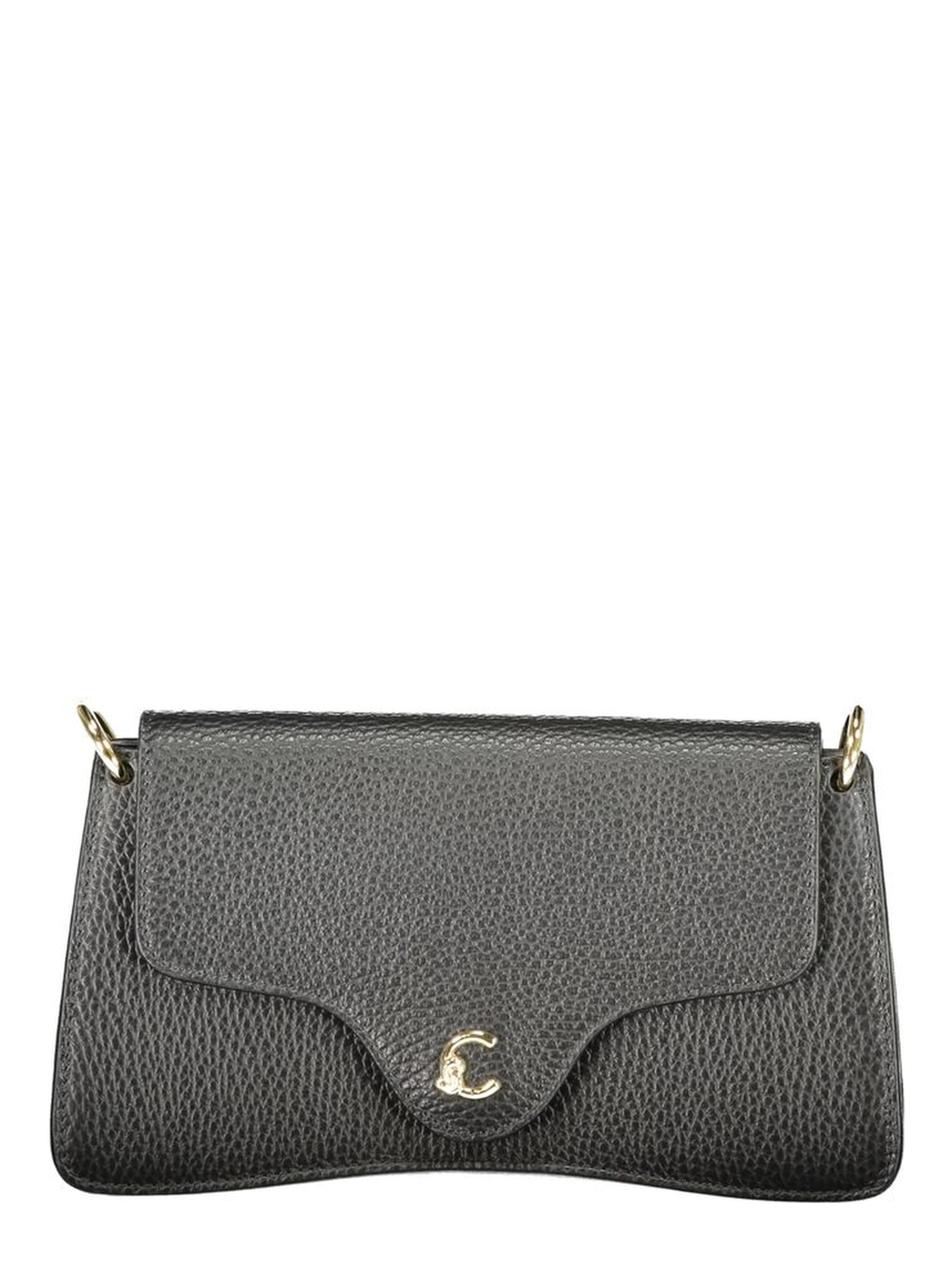 Black Leather Women Handbag