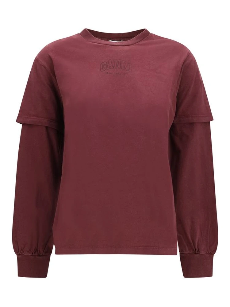 Bordeaux Cotton Sweatshirt