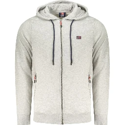 Grigio Cotton Men Sweatshirt