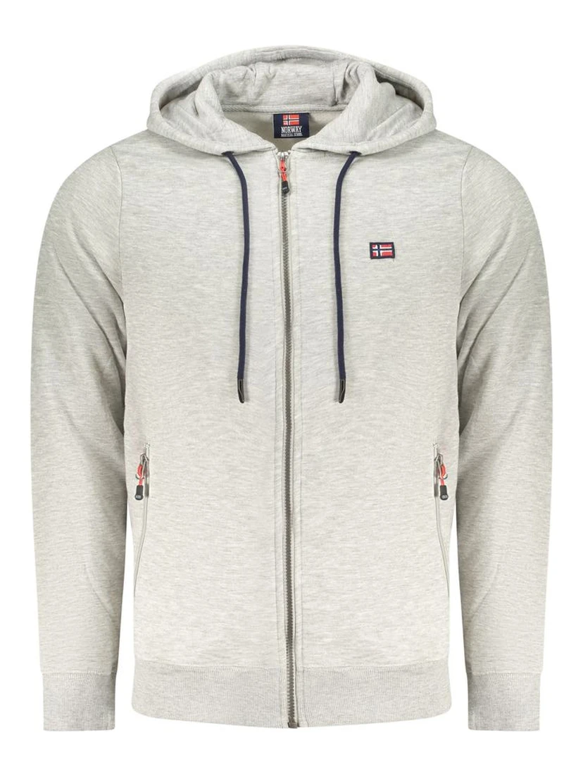 Grigio Cotton Men Sweatshirt