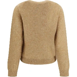 Beige Polyamide Sweatshirt
