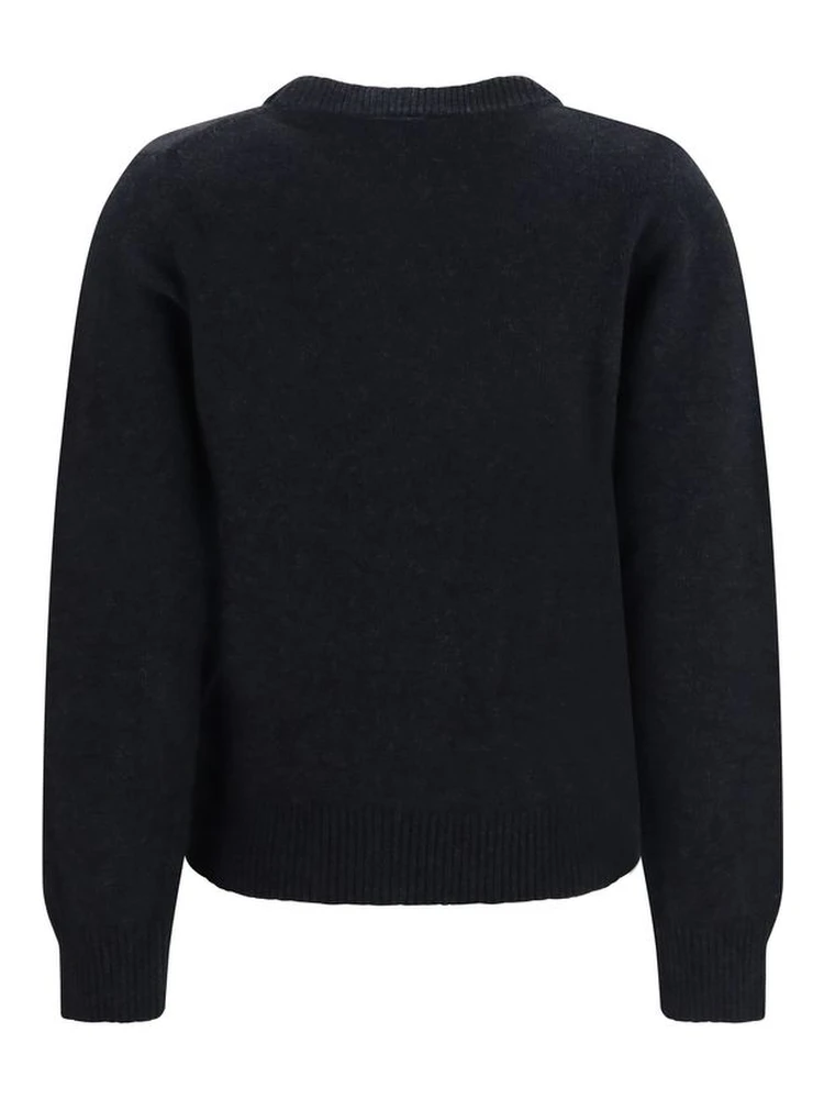 Black Recycled Wool Sweatshirt alternative