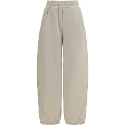 Beige Cotton Joggers (Workout Pants)