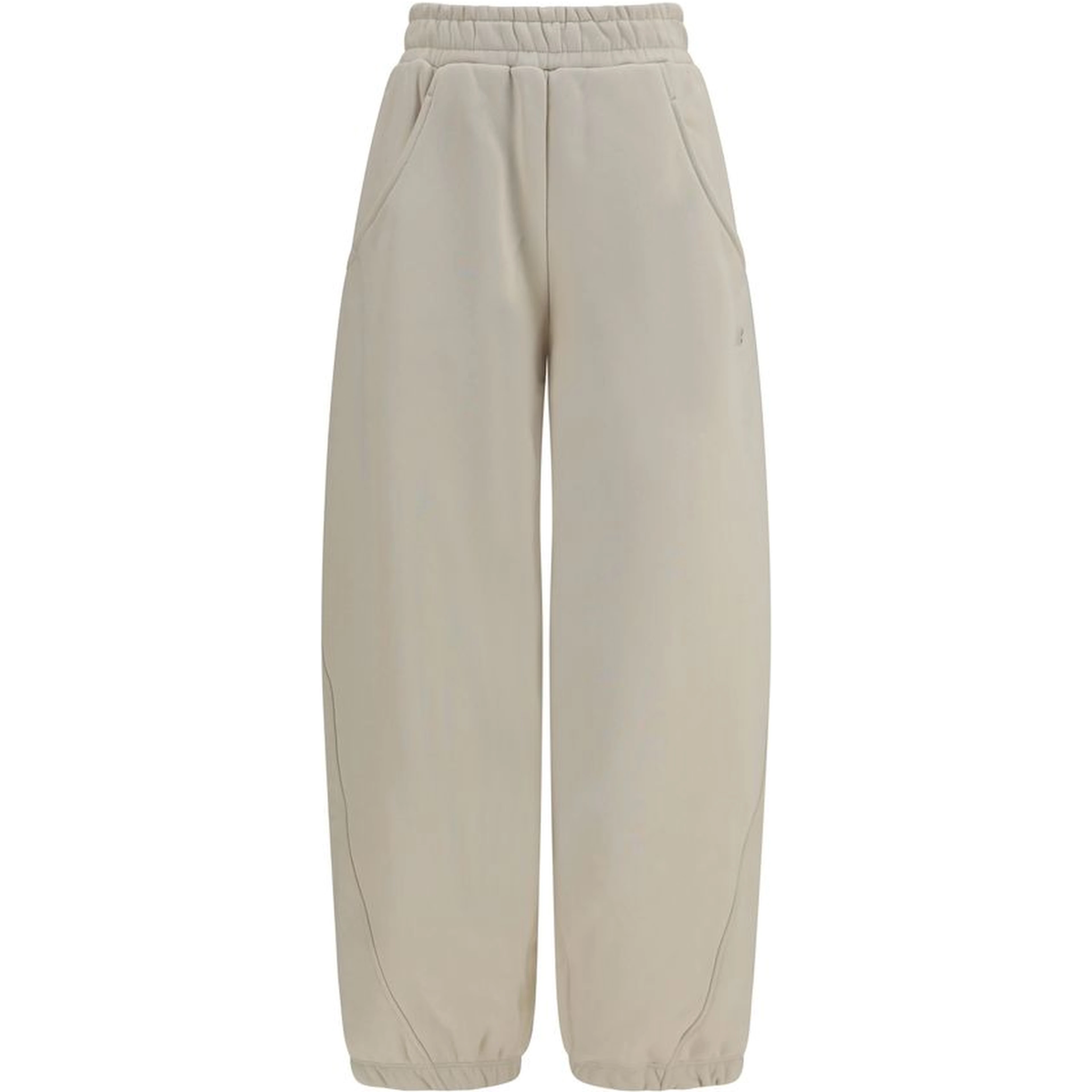 Beige Cotton Joggers (Workout Pants)