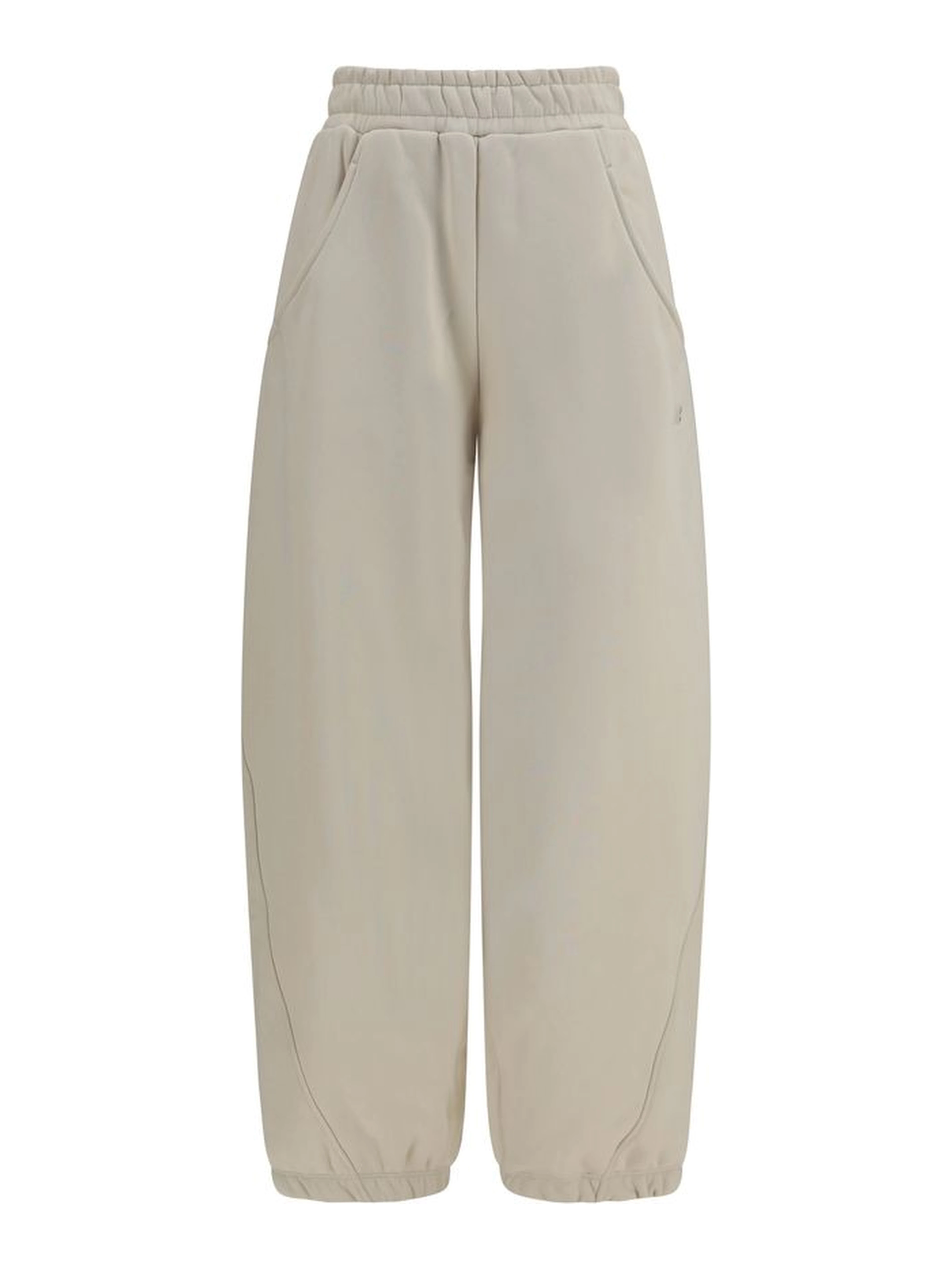 Beige Cotton Joggers (Workout Pants)