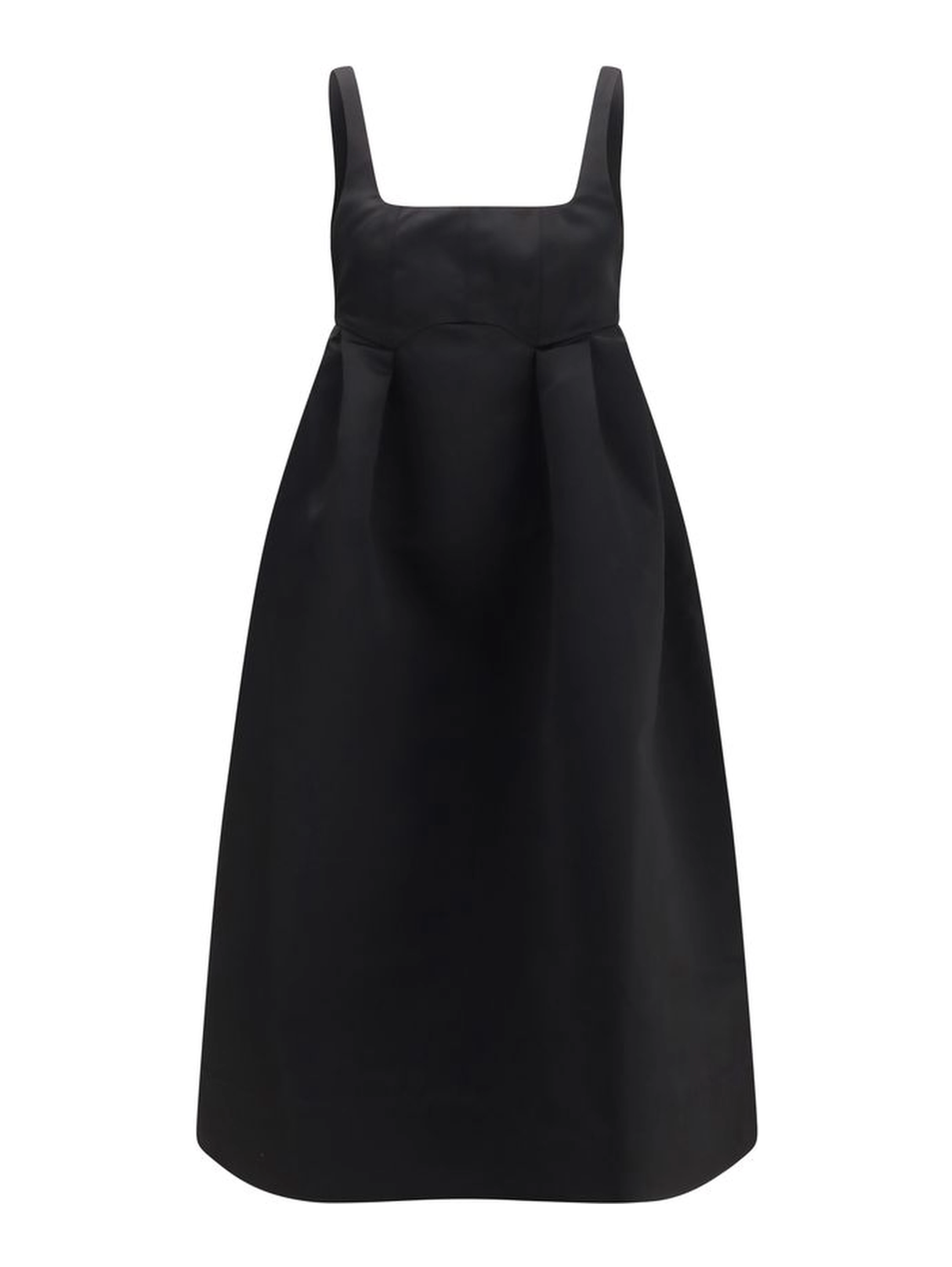 Black Polyester Casual Dress