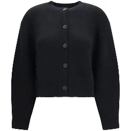 Black Wool Oves Aries Cardigan