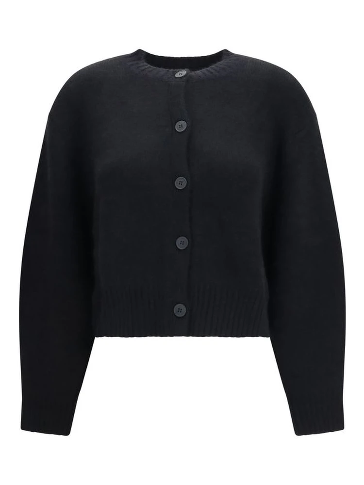 Black Wool Oves Aries Cardigan