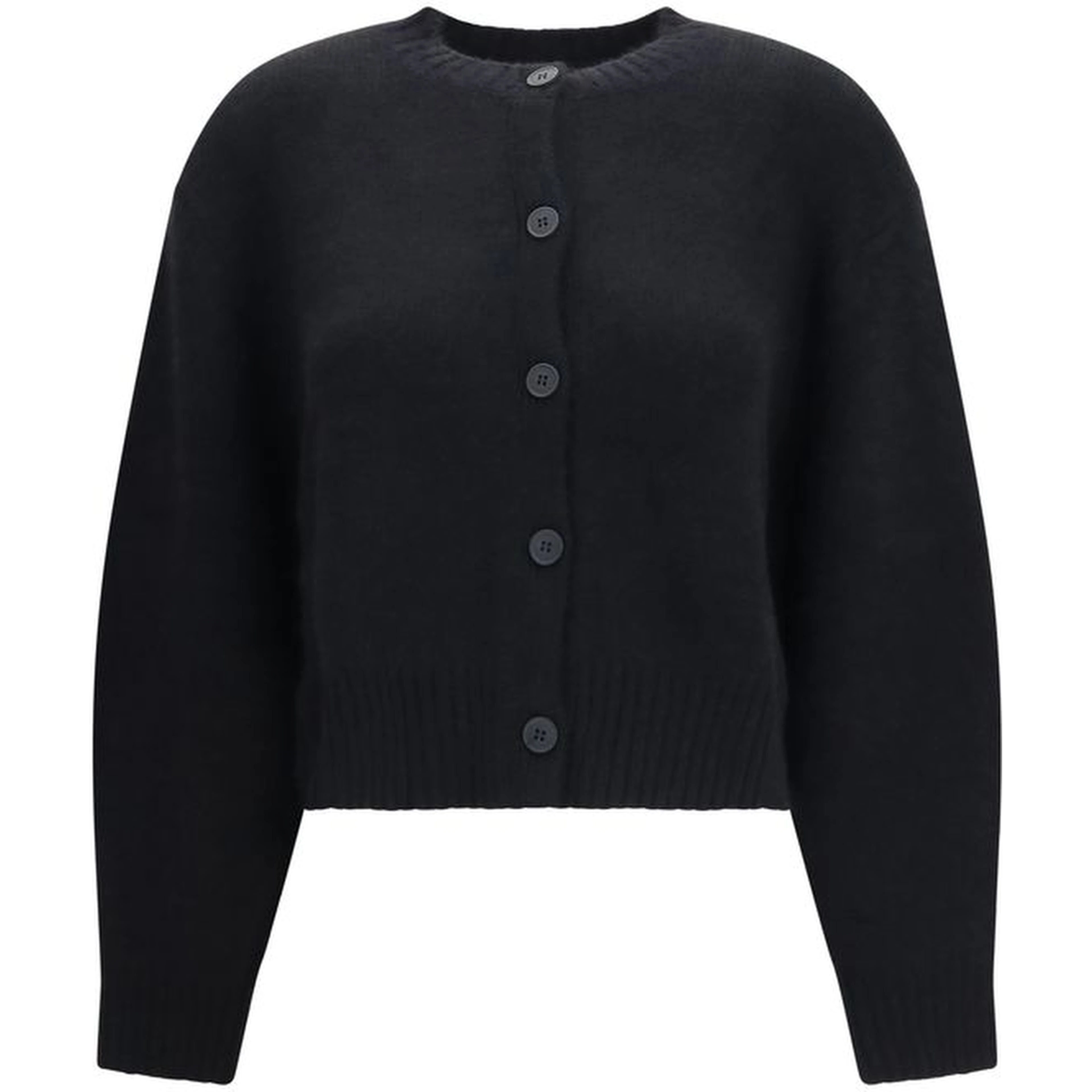 Black Wool Oves Aries Cardigan
