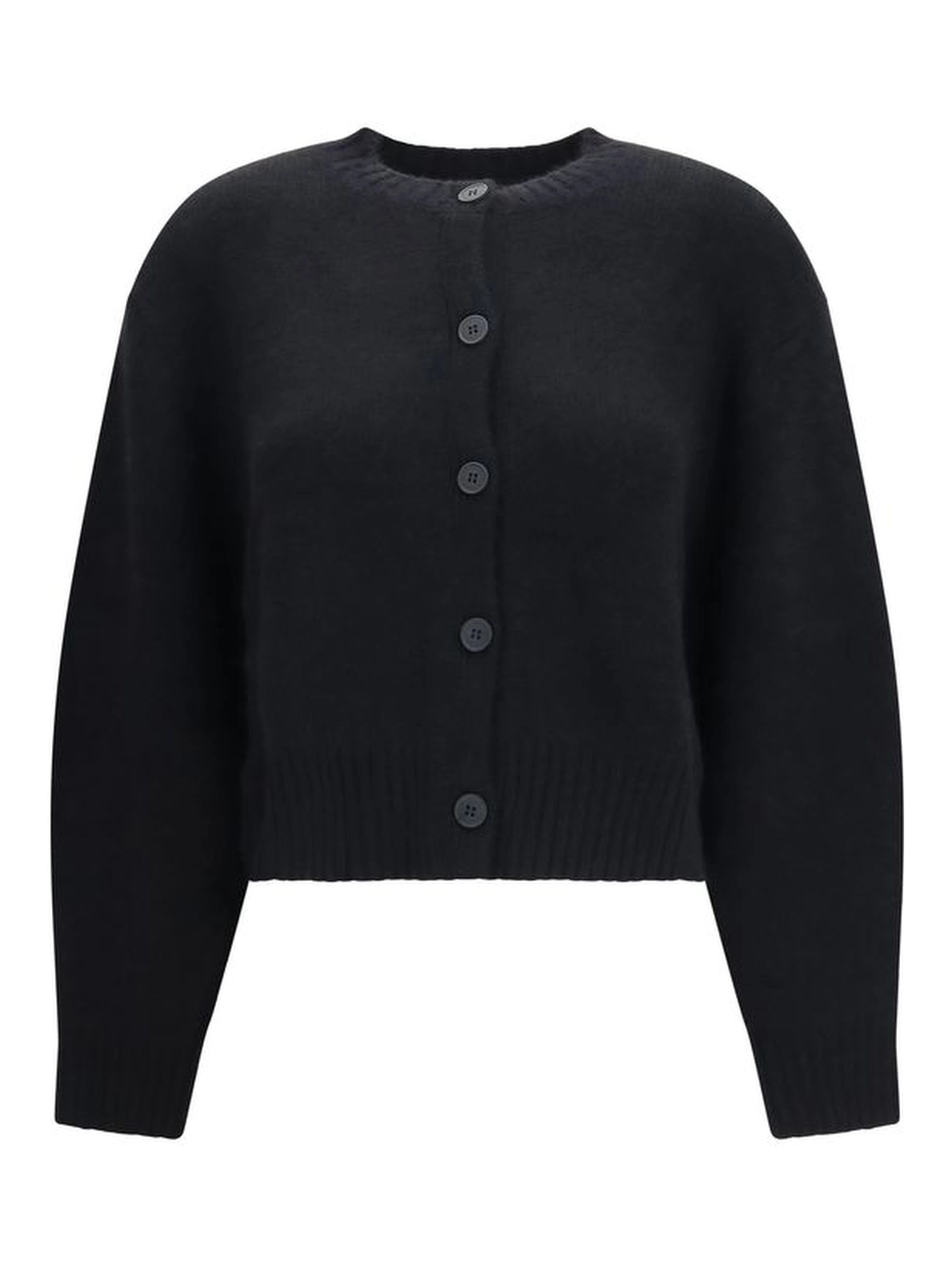Black Wool Oves Aries Cardigan