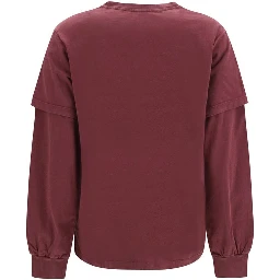 Bordeaux Cotton Sweatshirt