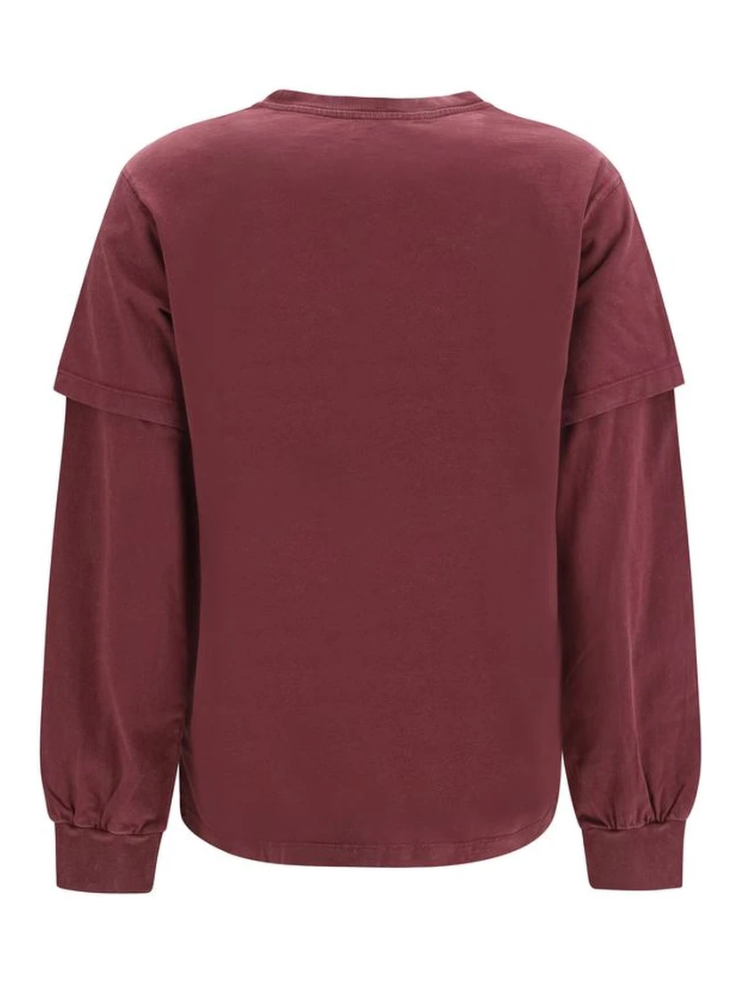 Bordeaux Cotton Sweatshirt