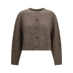 Brown Wool Oves Aries Cardigan