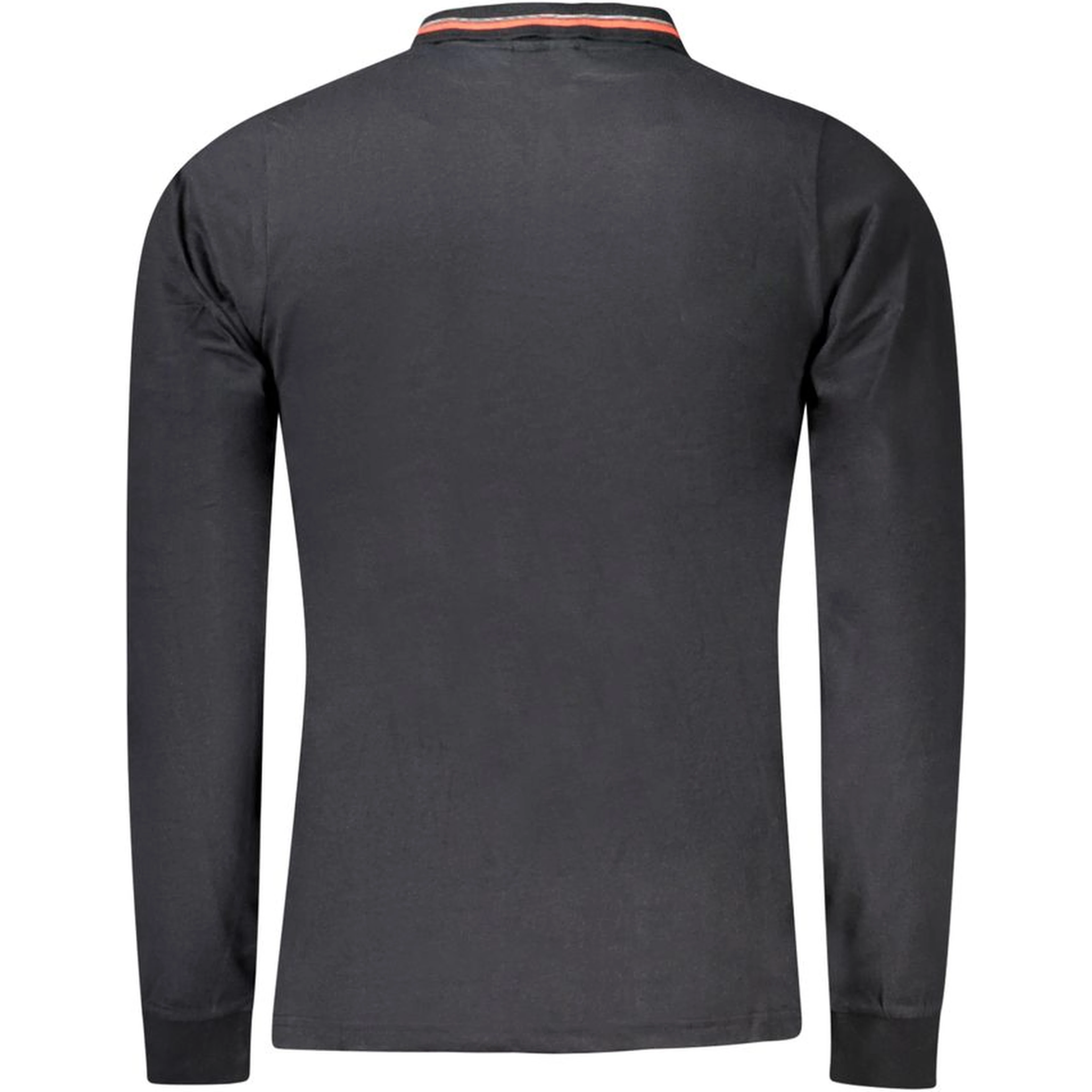 Black Cotton Men's Polo