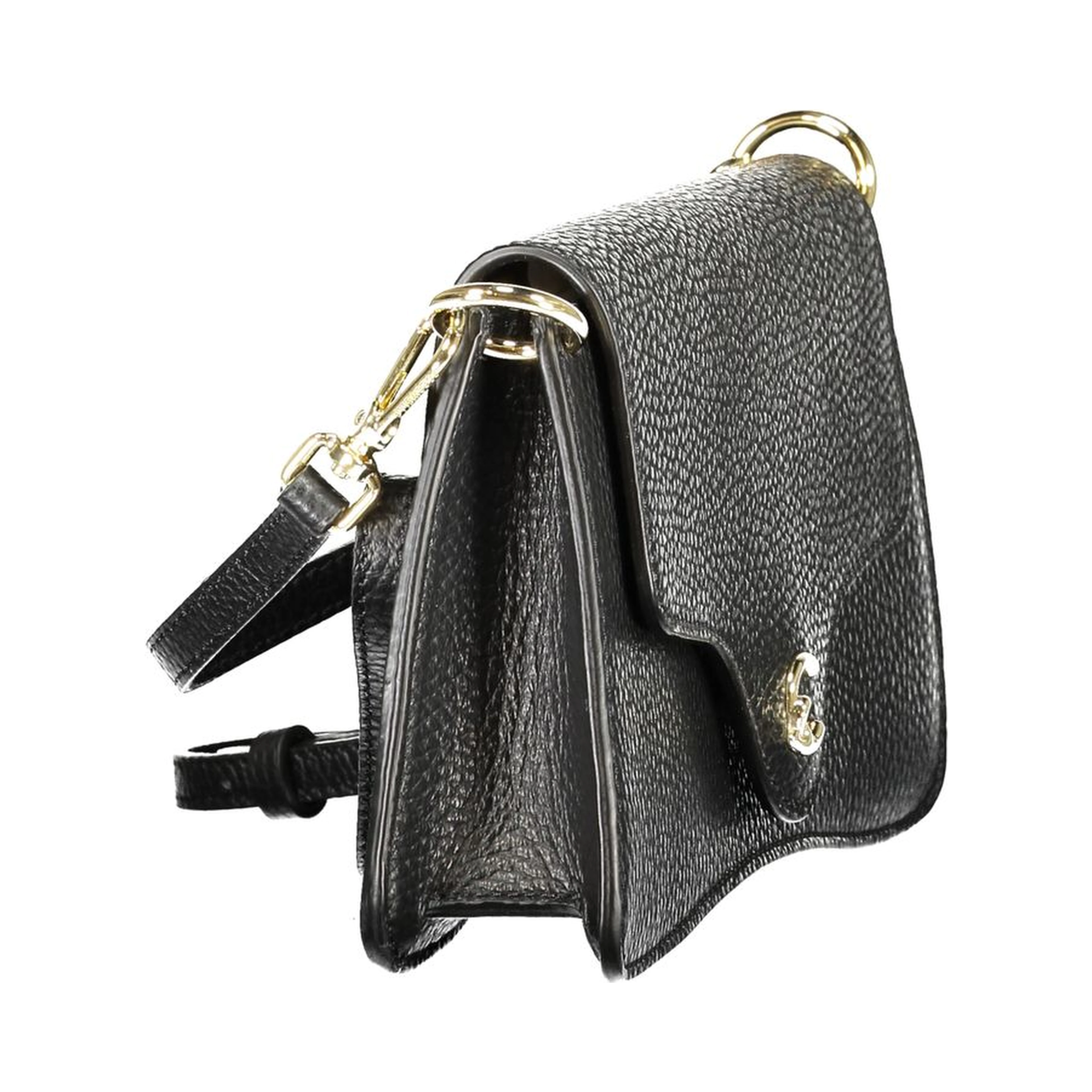 Black Leather Women Handbag