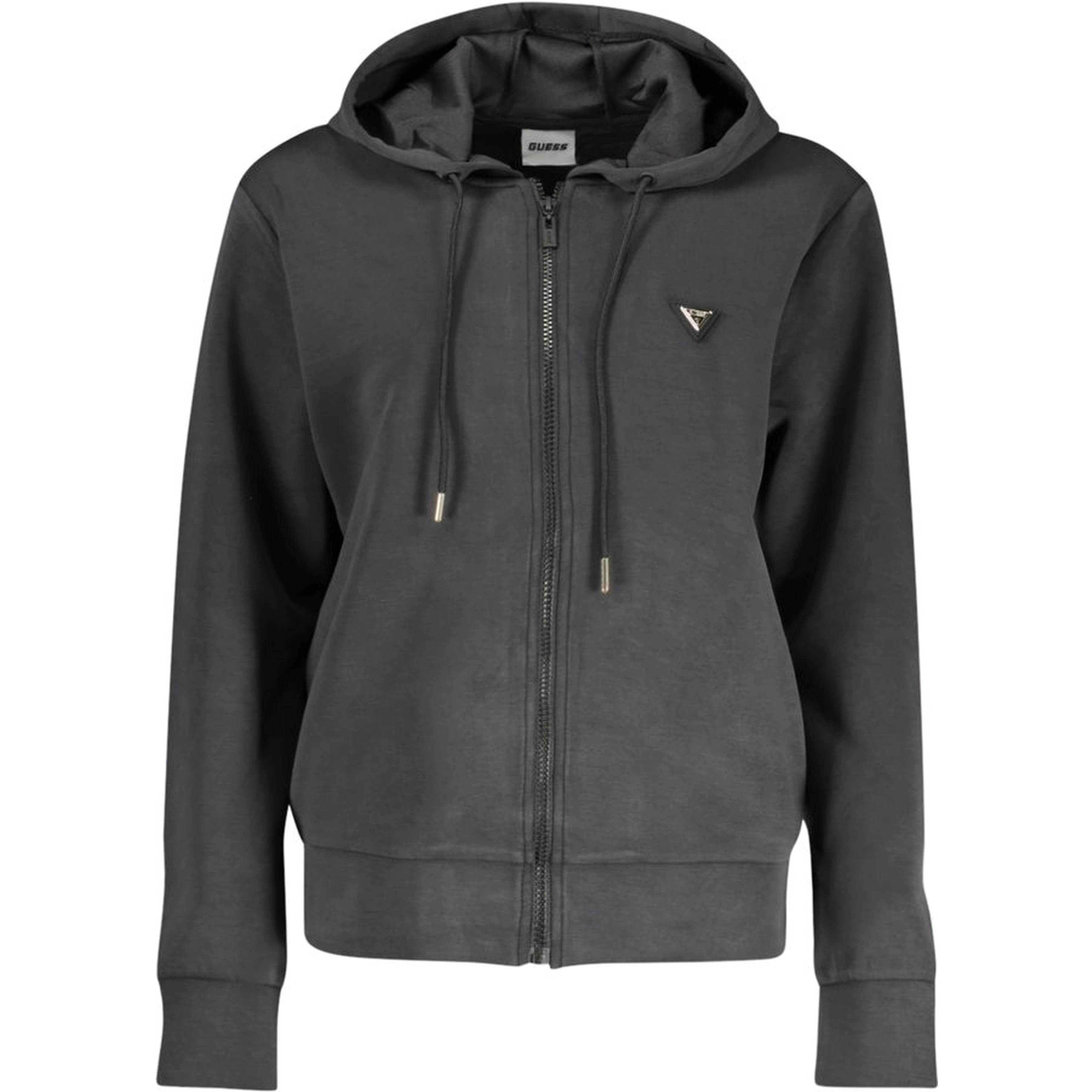 Black Polyester Women's Hoodie