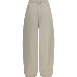 Beige Cotton Joggers (Workout Pants)