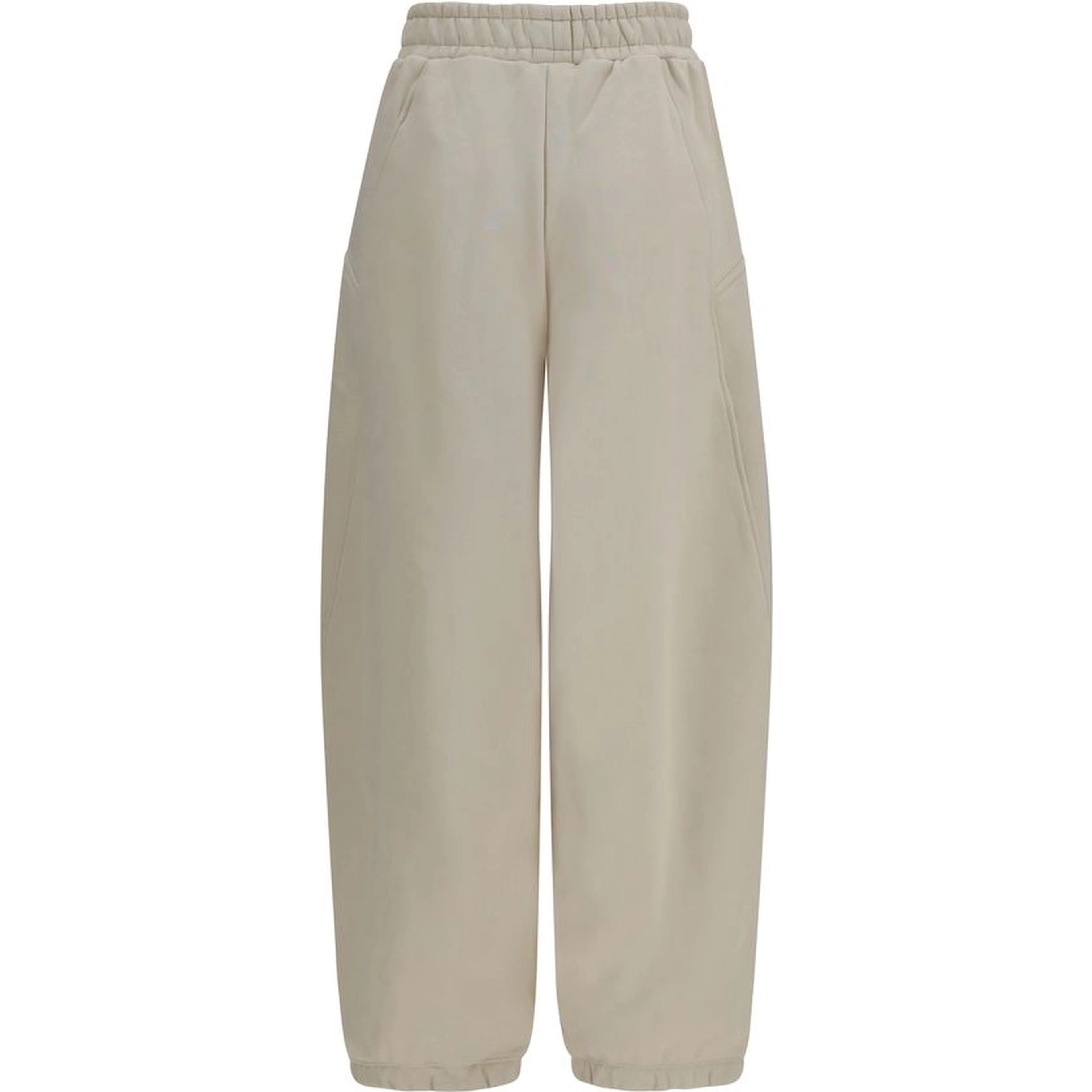 Beige Cotton Joggers (Workout Pants)