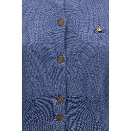 Blue Silk Cardigan