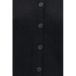 Black Wool Oves Aries Cardigan