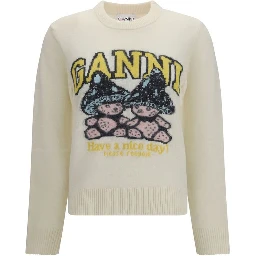 Beige Wool Oves Aries Sweatshirt