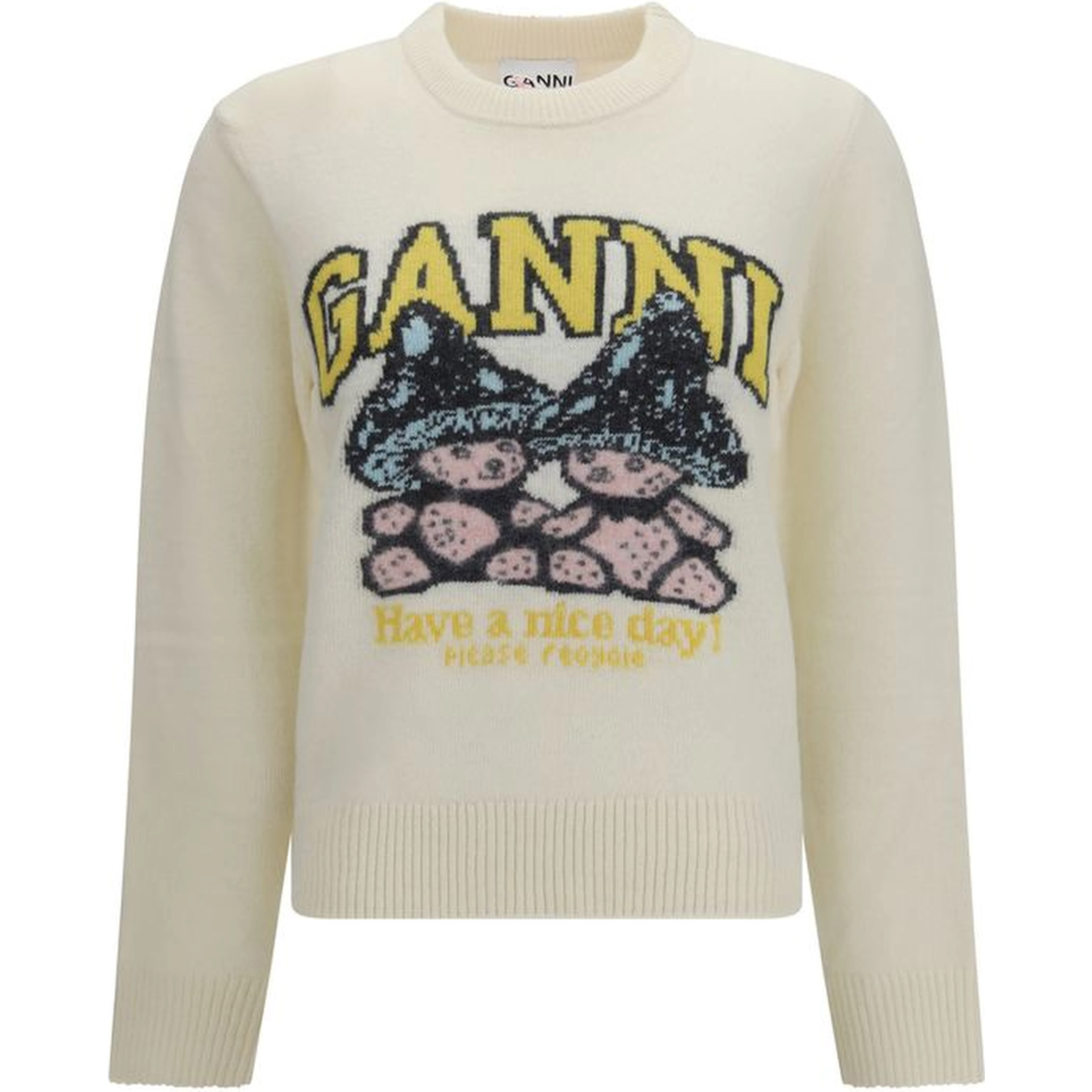 Beige Wool Oves Aries Sweatshirt