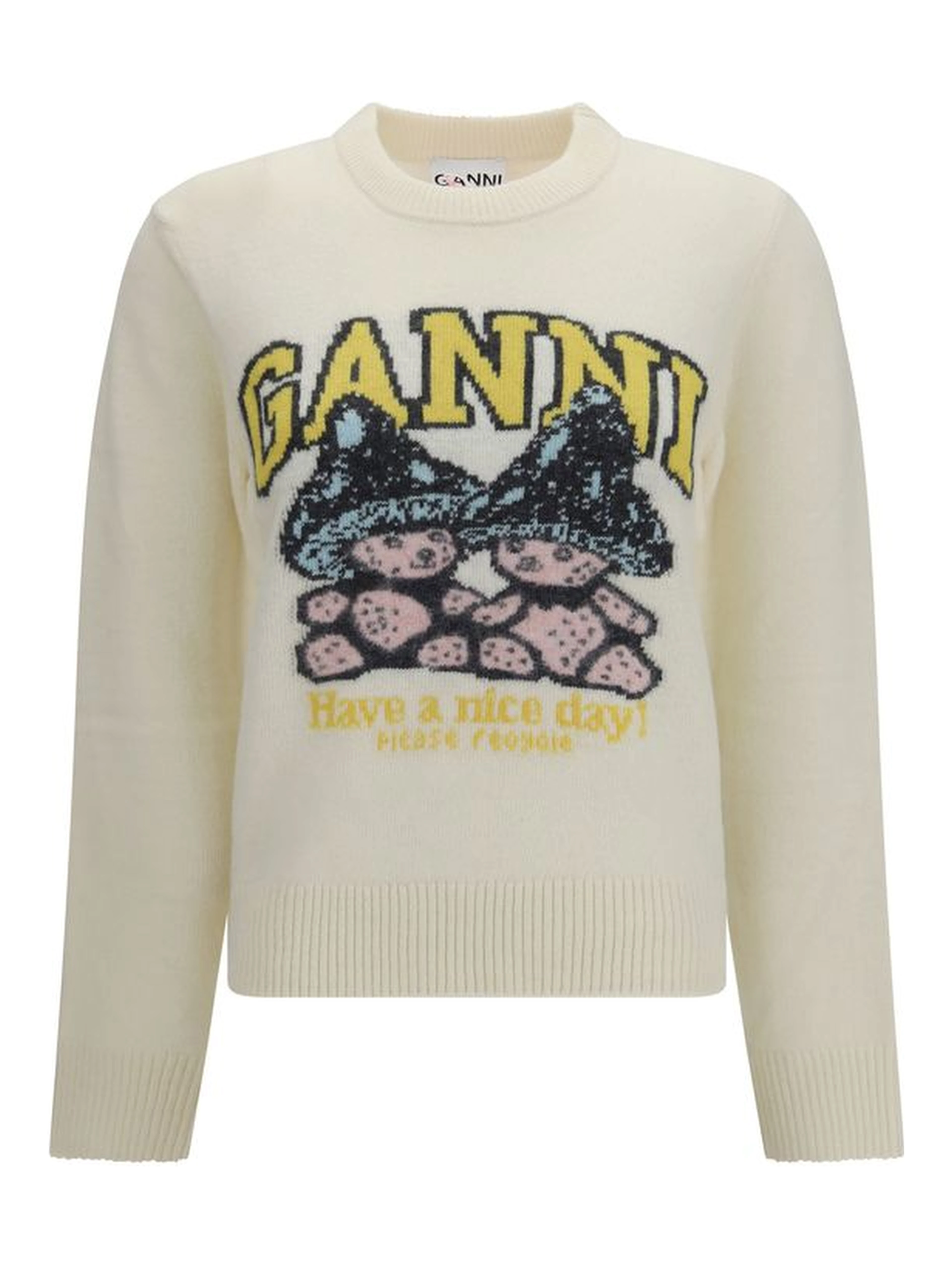 Beige Wool Oves Aries Sweatshirt