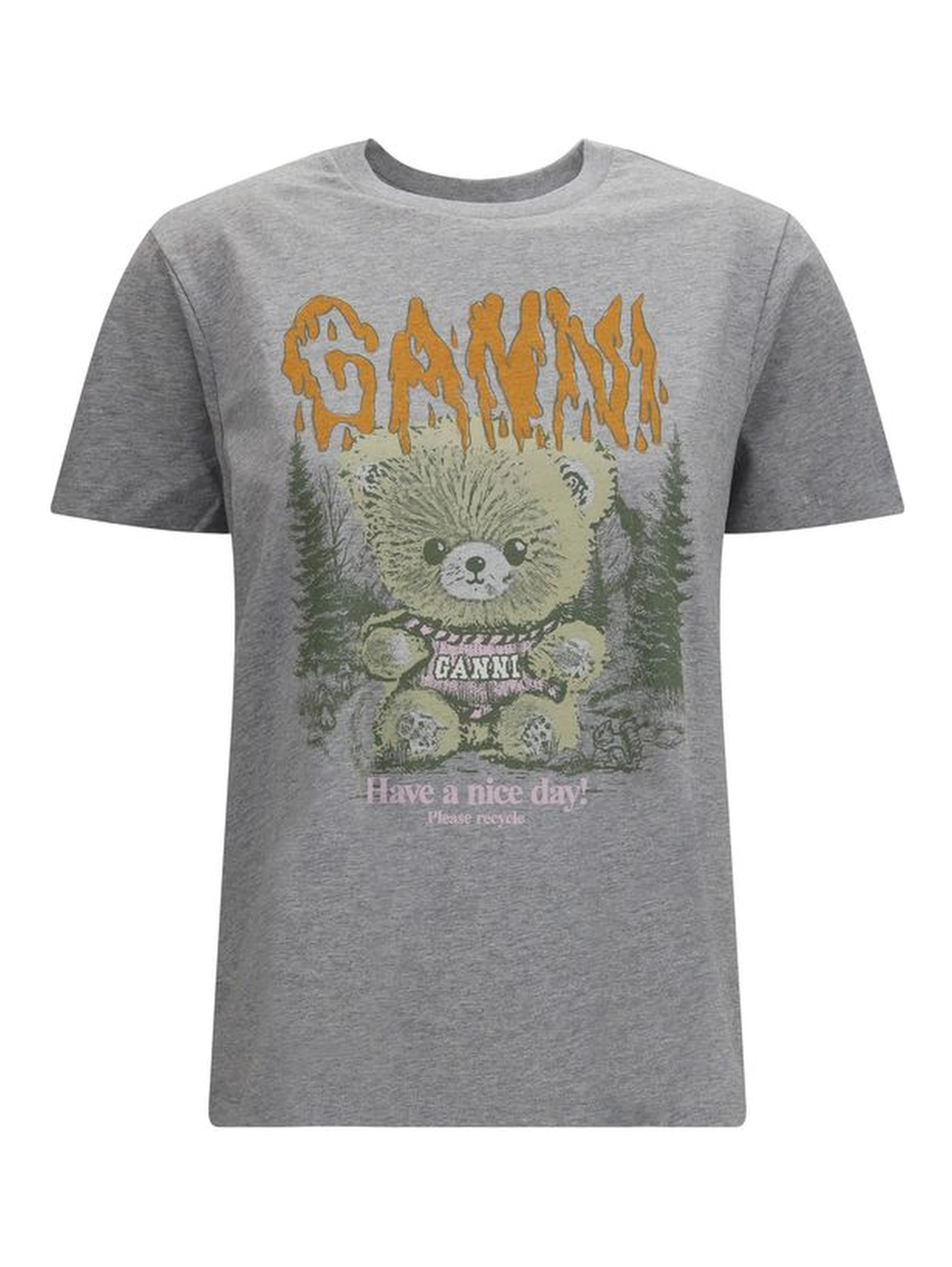 Gray Cotton T-Shirt