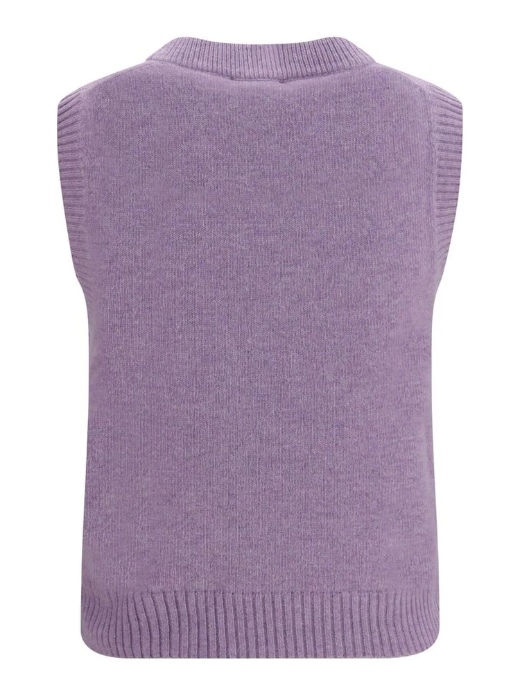 Gray Alpaca Vicugna Pacos Sleeveles Sweater alternative