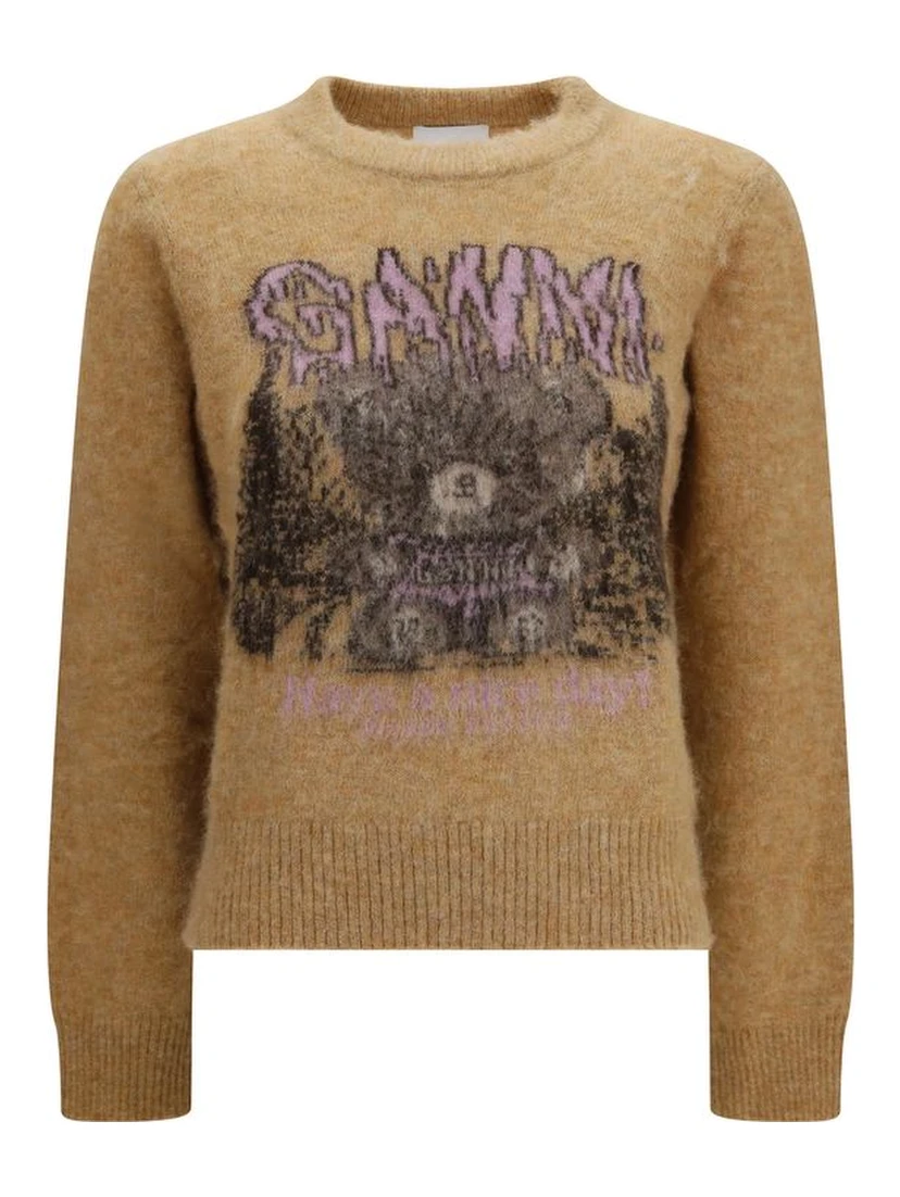 Beige Alpaca Vicugna Pacos Sweatshirt