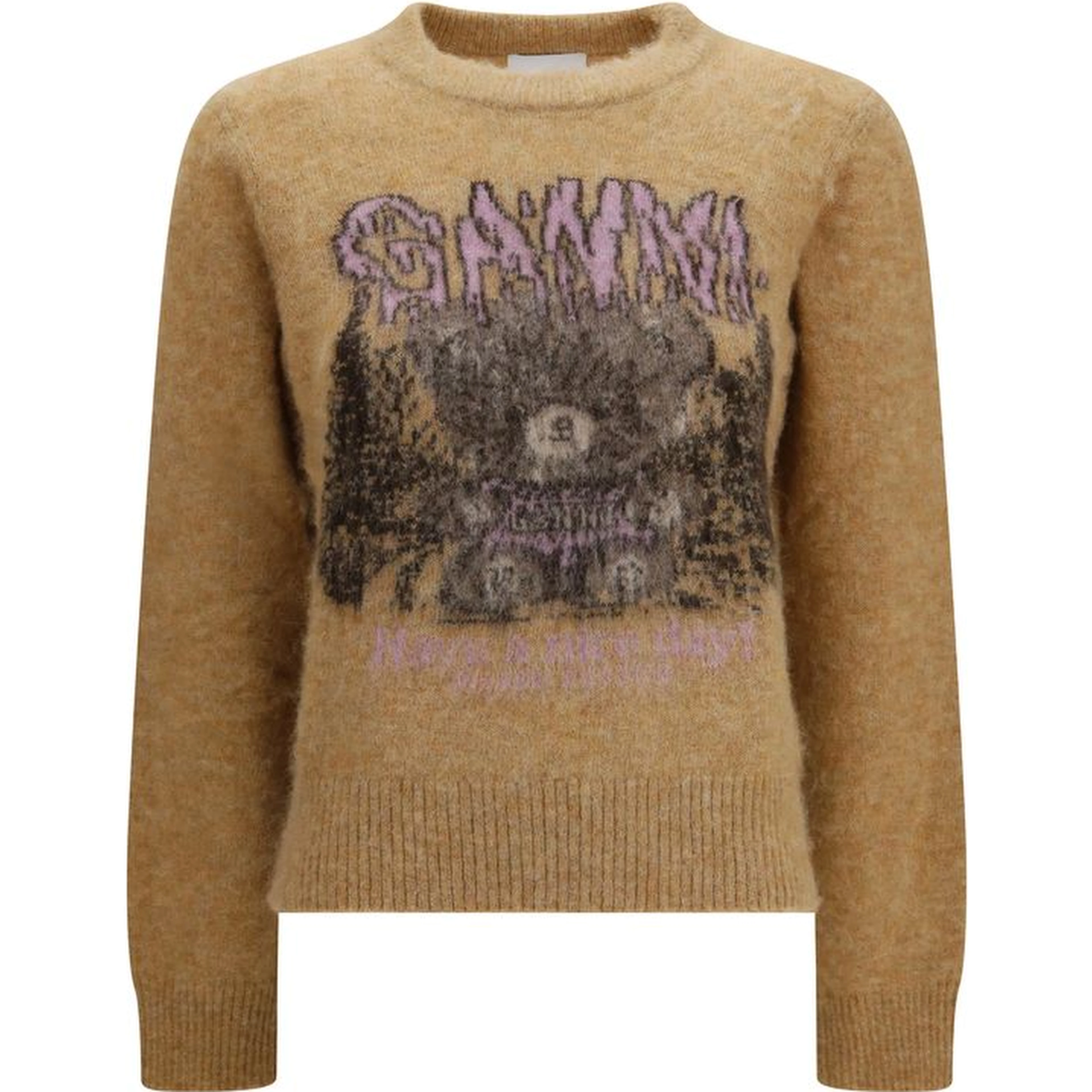Beige Alpaca Vicugna Pacos Sweatshirt