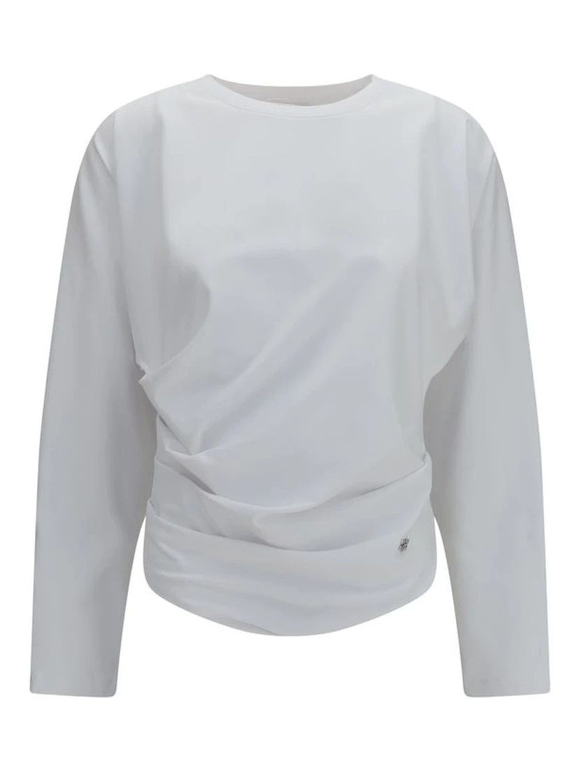 White Cotton Pattern Shirt