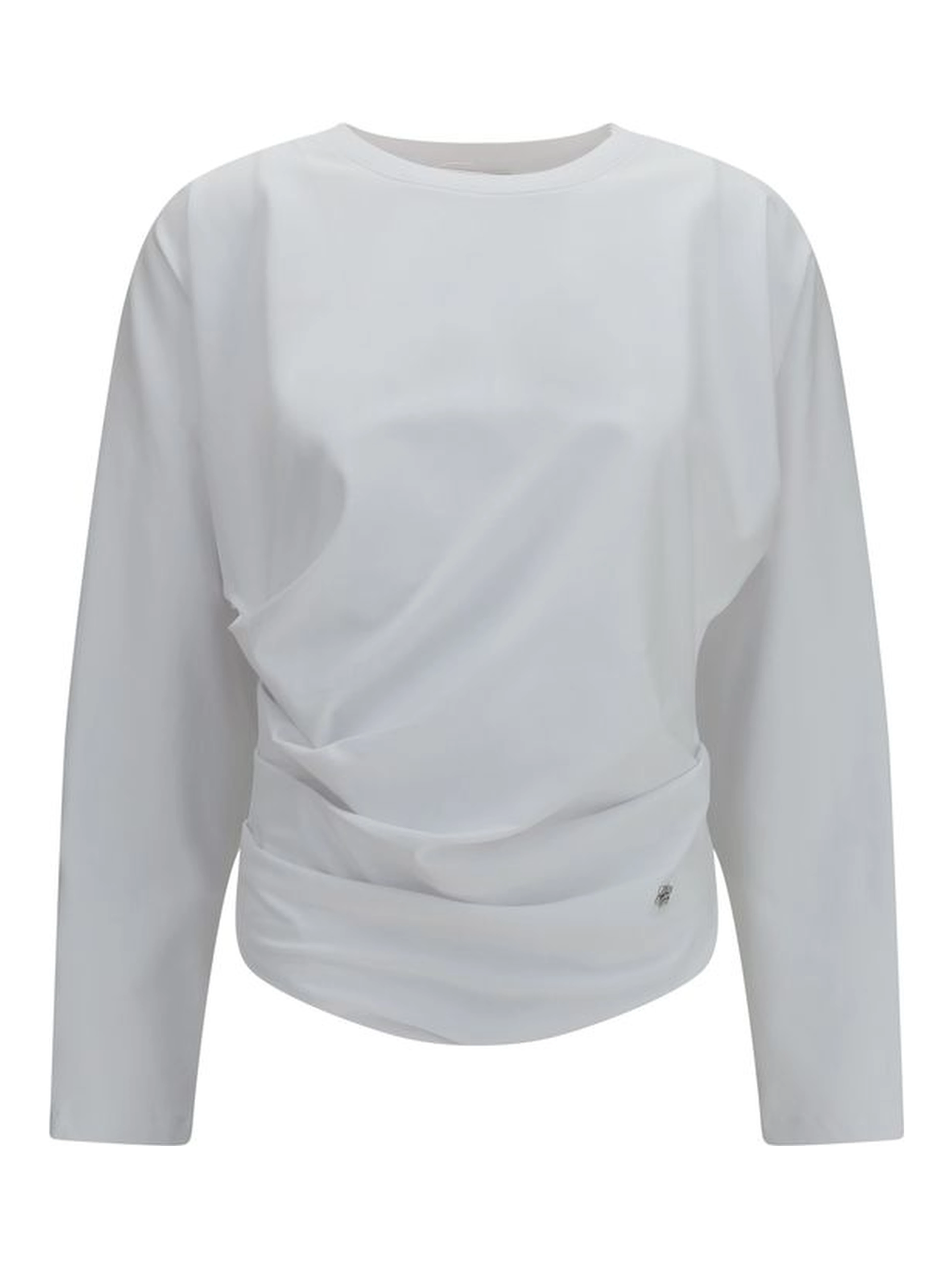 White Cotton Pattern Shirt
